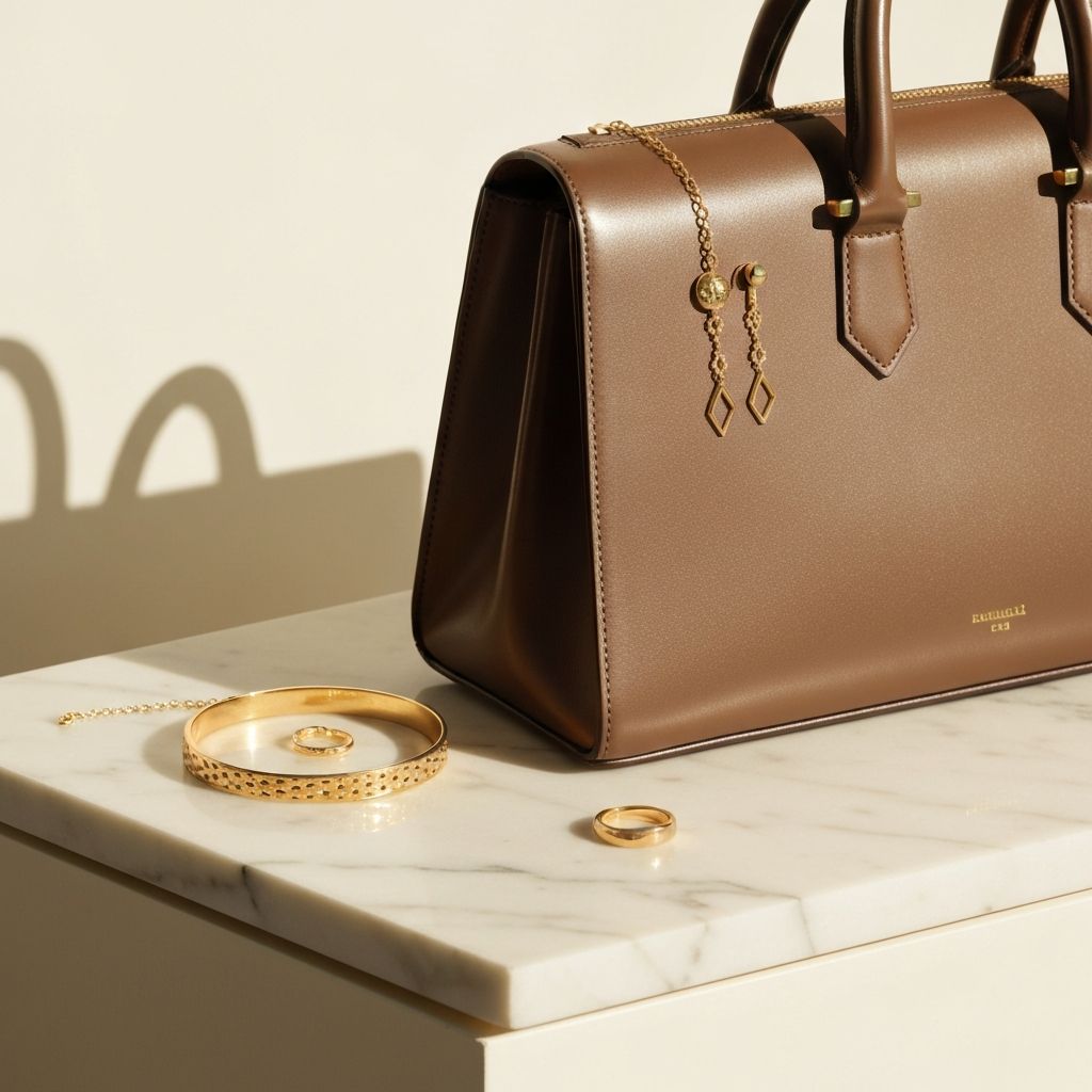 Luxury product editorial photography with premium styling